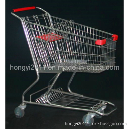 Supermarket American Style Shopping Cart 100L